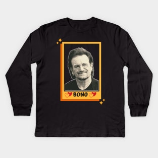 Bono // Aesthetic Kids Long Sleeve T-Shirt